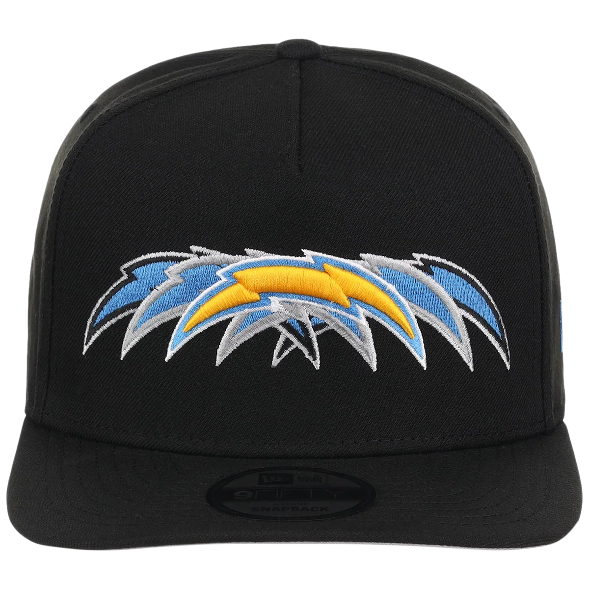 Los Angeles Chargers NFL Seismic New Era 9FIFTY A-Frame detail view
