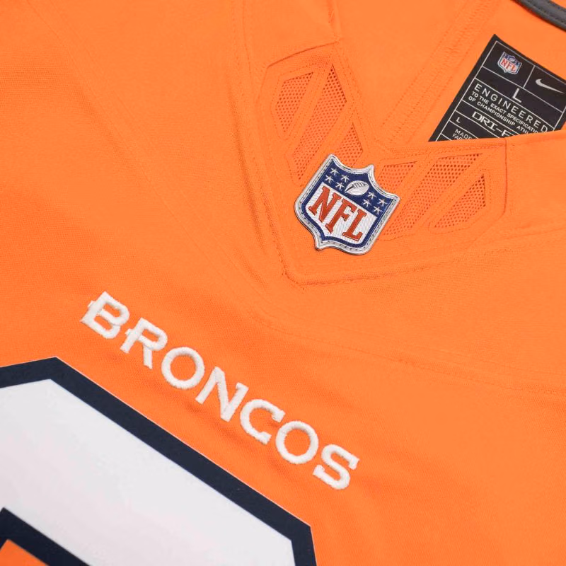 Russell Wilson #3 Denver Broncos Alternate Nike Vapor F.U.S.E. Limited NFL Jersey Orange view 5