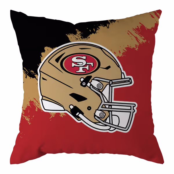 San Francisco 49ers Brush NFL Cushion view 2