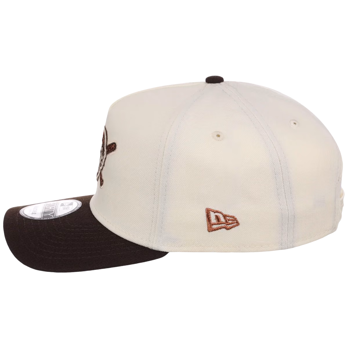 Pittsburgh Pirates MLB Walnut Reserve New Era 9FORTY A-Frame detail view