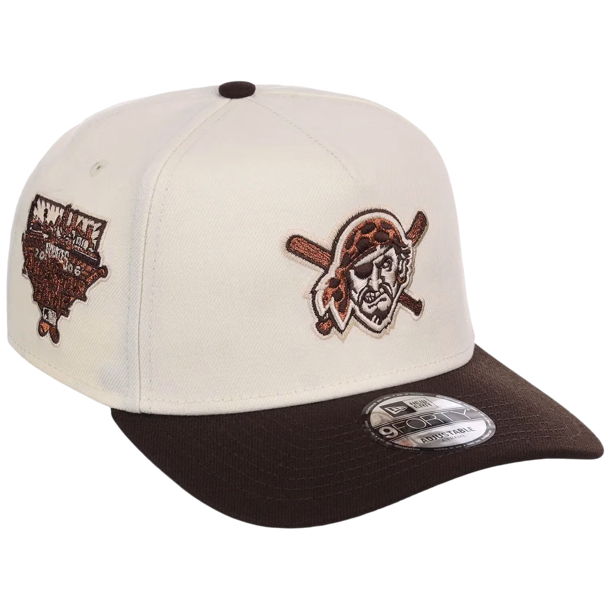 Pittsburgh Pirates MLB Walnut Reserve New Era 9FORTY A-Frame front view