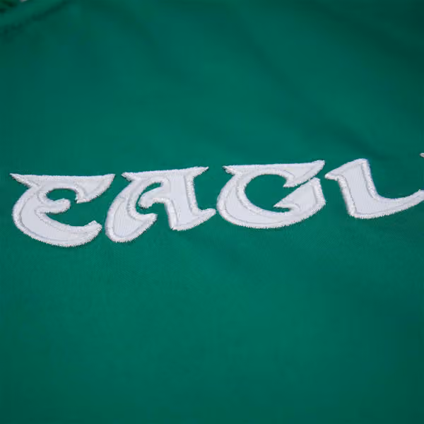Philadelphia Eagles Throw it Back Heavyweight Satin NFL Jacket Green view 5