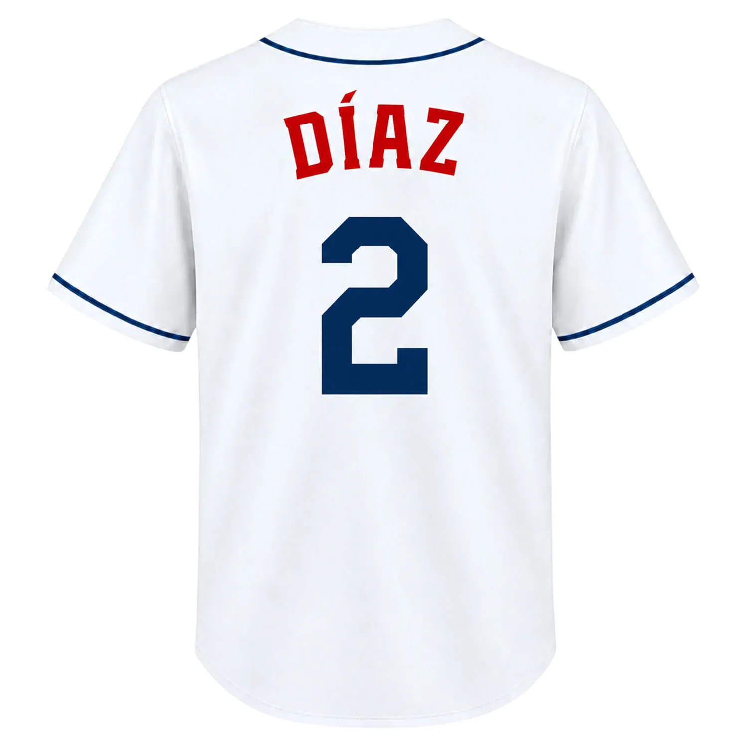Yandy Diaz TB Rays White Jersey Remarkable Style