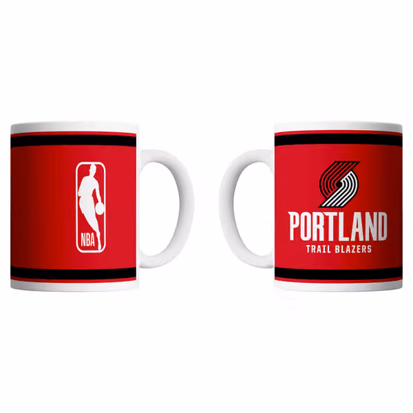 Portland Trail Blazers Logo & Shield NBA Mug (330 ml) view 1