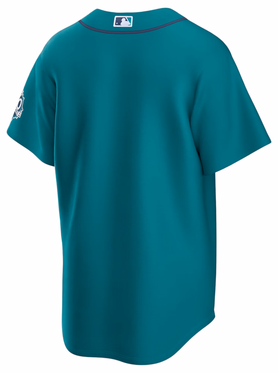Seattle Mariners Stadium Alternate 50 Seasons MLB Jersey Teal view 2