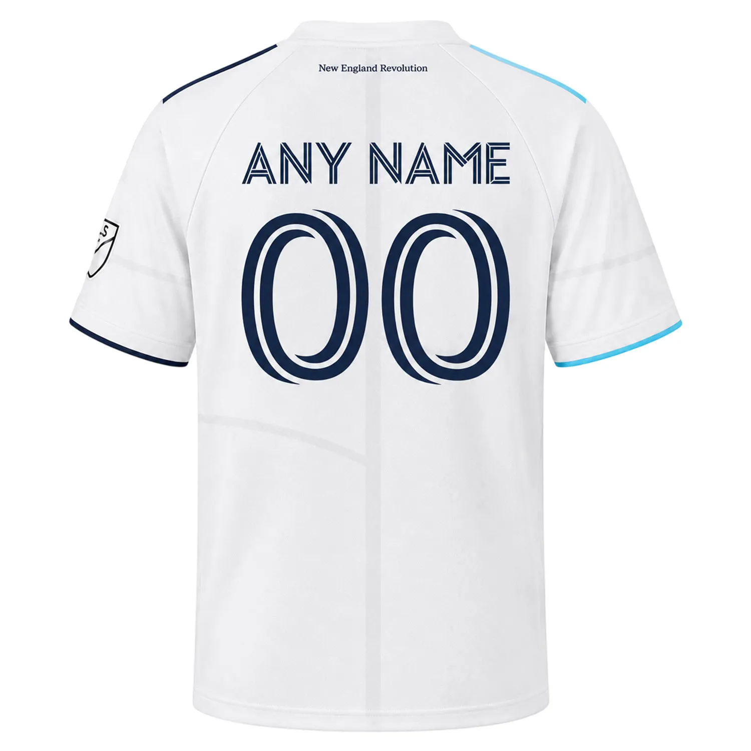 NE Revolution White Jersey Custom – Impressive Fan Wear