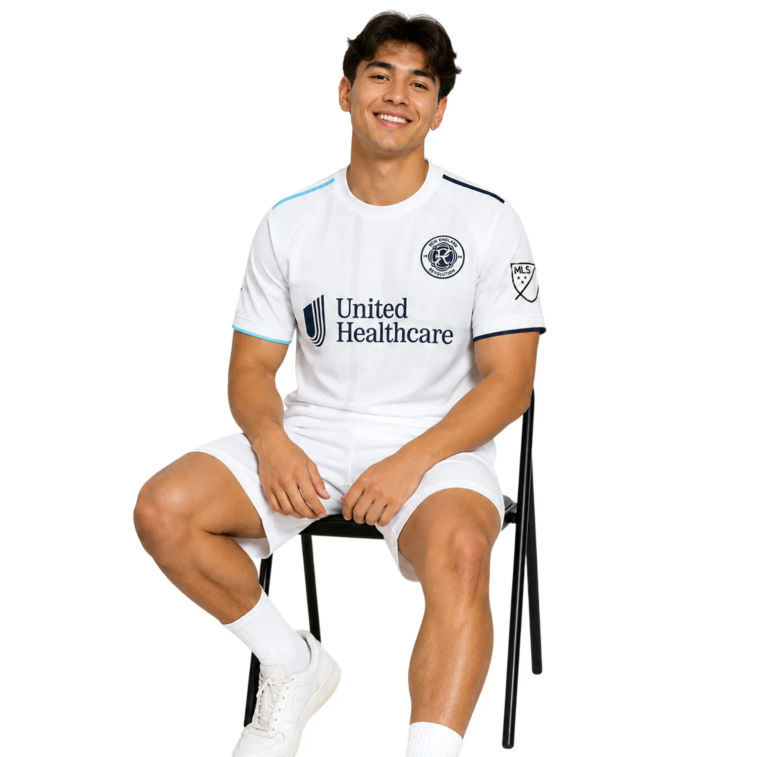 NE Revolution White Jersey Custom – Impressive Fan Wear