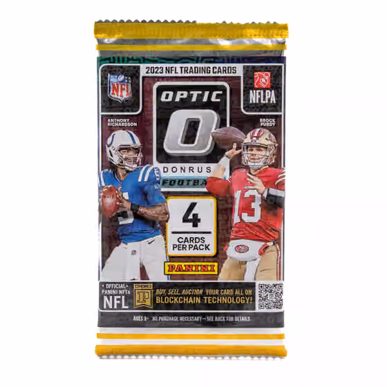 2023 Panini Donruss Optic NFL Football Retail Pack view 1