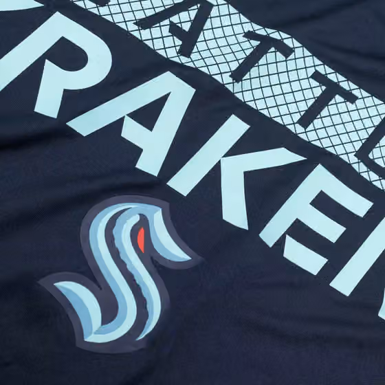 Seattle Kraken 2024/25 Authentic Pro Rink Tech NHL Long Sleeve Navy view 3