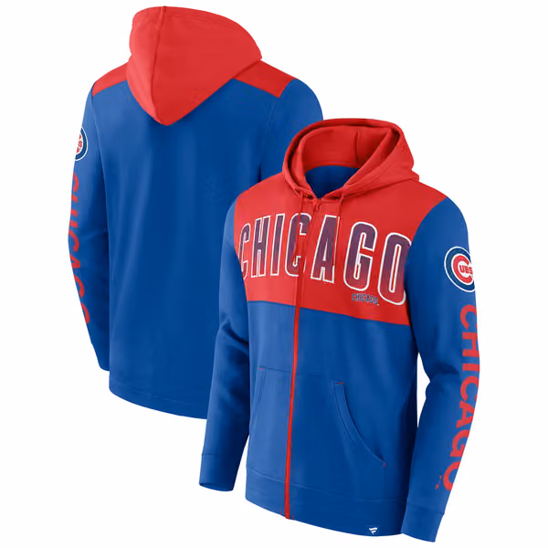 Chicago Cubs Walk Off MLB Full-Zip Hoodie Blue view 1