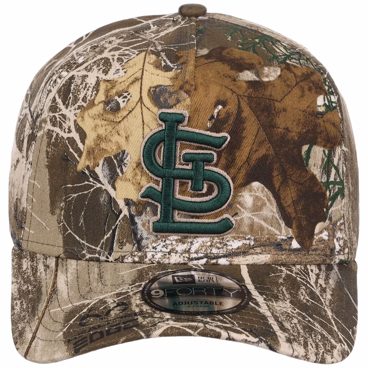 St. Louis Cardinals MLB Realtree FASHION CORE New Era 9FORTY A-Frame detail view