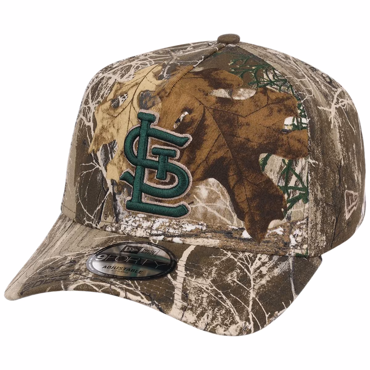 St. Louis Cardinals MLB Realtree FASHION CORE New Era 9FORTY A-Frame detail view