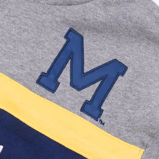 Michigan Wolverines Head Coach Mitchell & Ness NCAA College Vault Hoodie view 4
