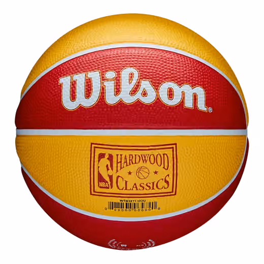 Houston Rockets NBA Retro Wilson Mini Basketball (Size 3) view 2