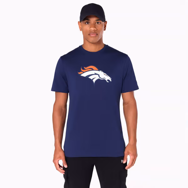 Denver Broncos Team Logo New Era NFL T-Shirt Navy view 1