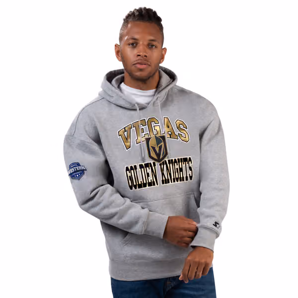 Vegas Golden Knights Starter Assist NHL Hoodie Gray view 1