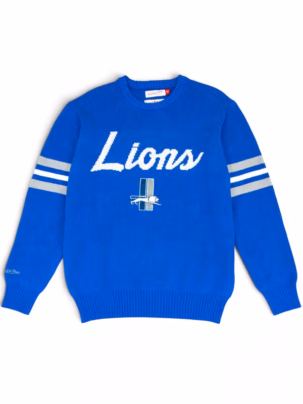Detroit Lions NFL Head Coach Sweater Blue view 2