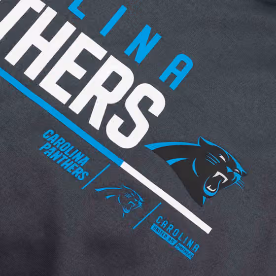 Carolina Panthers Community Therma Dri-FIT NFL Hoodie Anthracite view 5