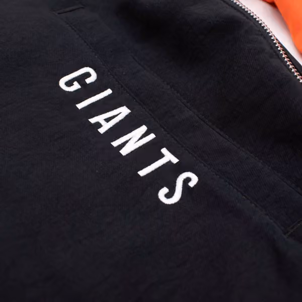 San Francisco Giants 2026 MLB Authentic Dugout Bomber Jacket Black view 5