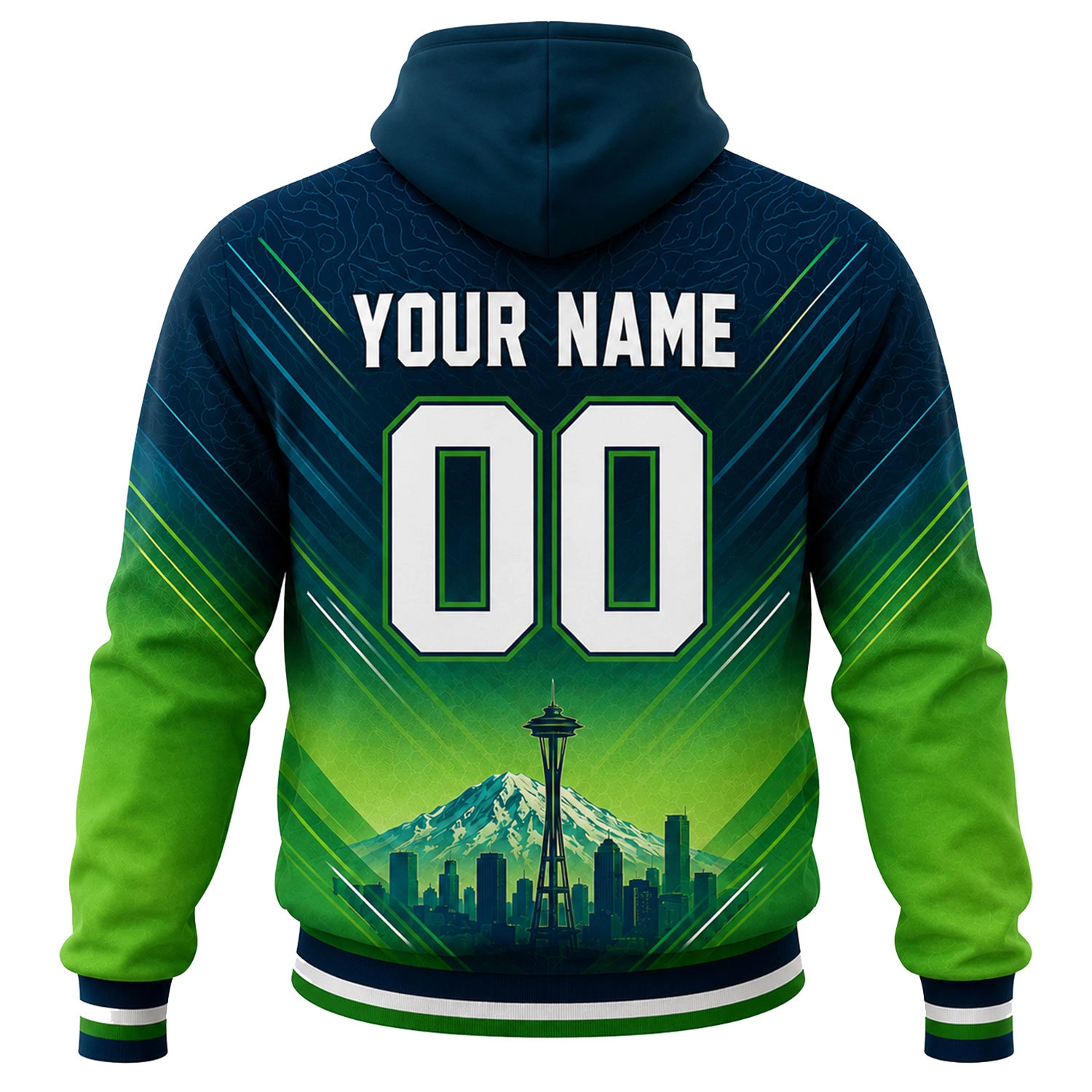 Seattle Sounders Fan Hoodie Custom Dynamic City Style