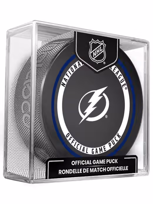 Tampa Bay Lightning 2026-27 NHL Official Game Puck view 1