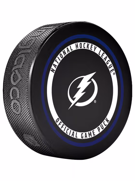 Tampa Bay Lightning 2026-27 NHL Official Game Puck view 3