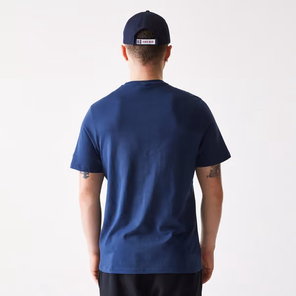 Boston Red Sox Team Logo New Era MLB T-Shirt Navy view 2