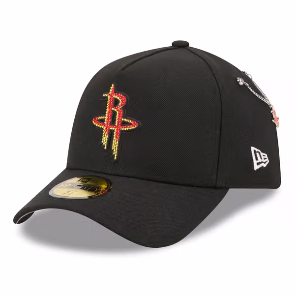 Houston Rockets 2026 NBA Draft On-Stage Crystal 59FORTY A-Frame Fitted Cap Black product photo