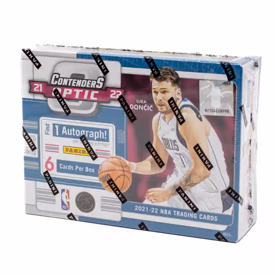 2021/22 Panini Contenders Optic NBA Basketball Hobby Box view 1