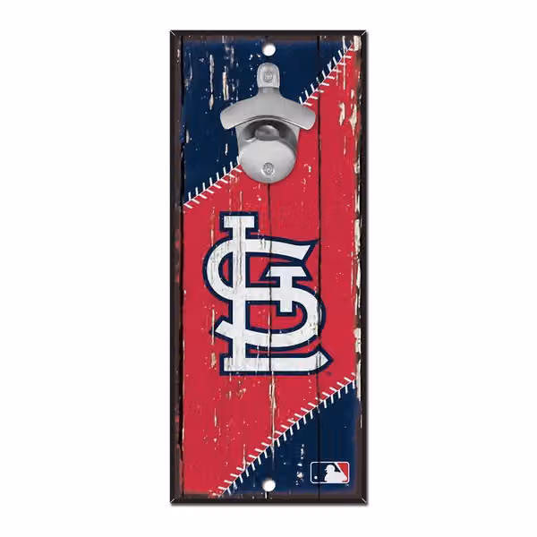 St. Louis Cardinals MLB Bottle Opener Sign view 1