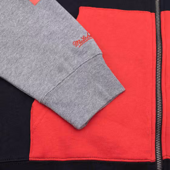 Toronto Raptors Mitchell & Ness NBA Full Zip Fleece Hoodie view 5