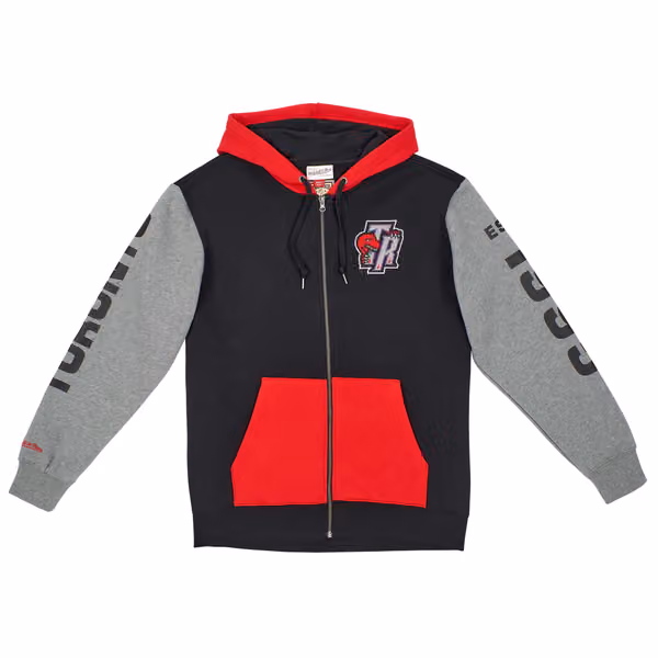 Toronto Raptors Mitchell & Ness NBA Full Zip Fleece Hoodie view 1