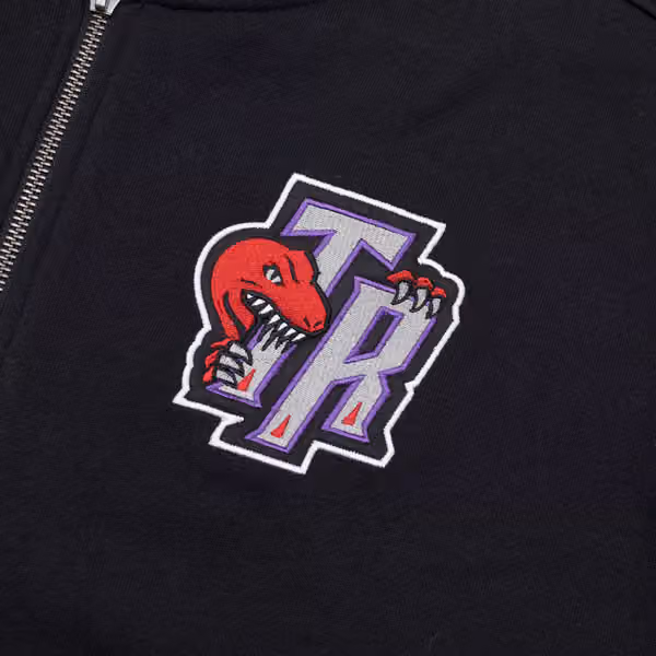 Toronto Raptors Mitchell & Ness NBA Full Zip Fleece Hoodie view 3