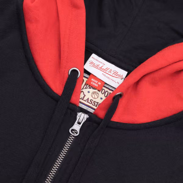 Toronto Raptors Mitchell & Ness NBA Full Zip Fleece Hoodie view 4