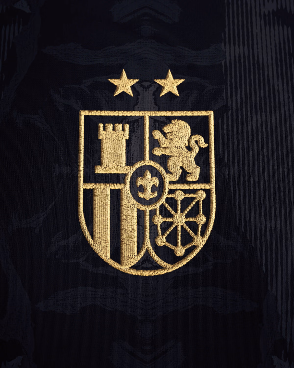 Jersevo Custom Personalized Spain 2026 Champions Jersey crest detail