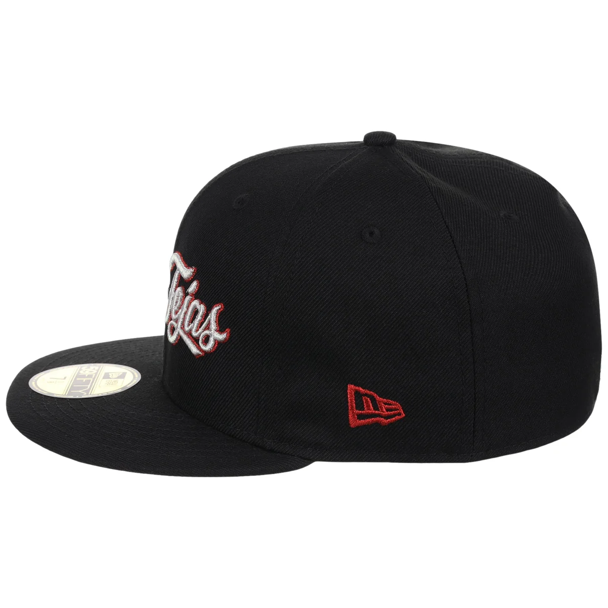 Texas Rangers MLB City Connect - Black Metallics New Era 59FIFTY detail view