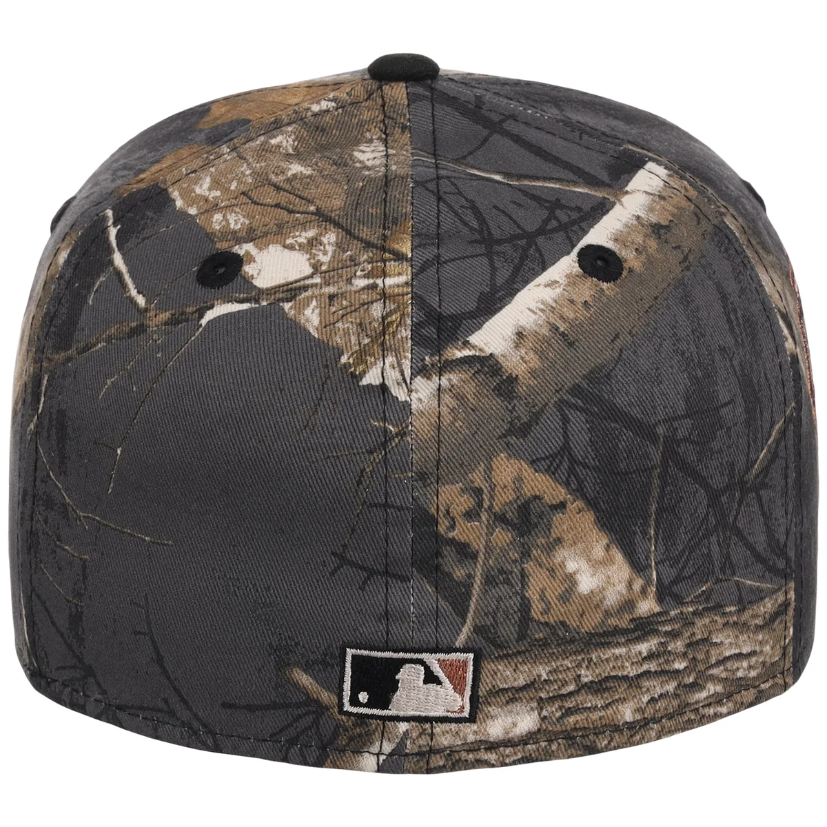 Arizona Diamondbacks MLB Black Realtree 2-TONE Black & Copper New Era 59FIFTY detail view