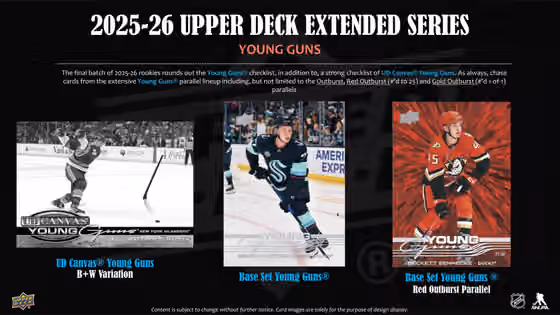2025/26 Upper Deck Extended Series Hockey NHL Hobby Pack view 6