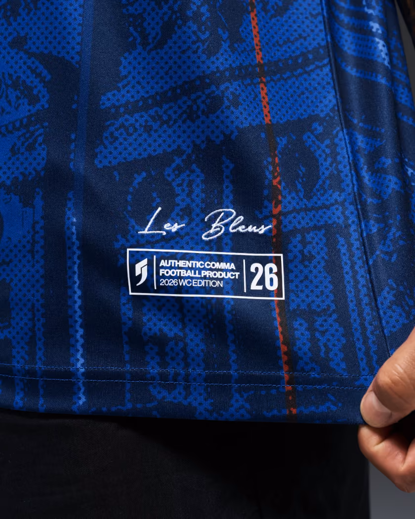 Jersevo Custom Personalized France Heritage Jersey (2026WC Edition) detail view 7