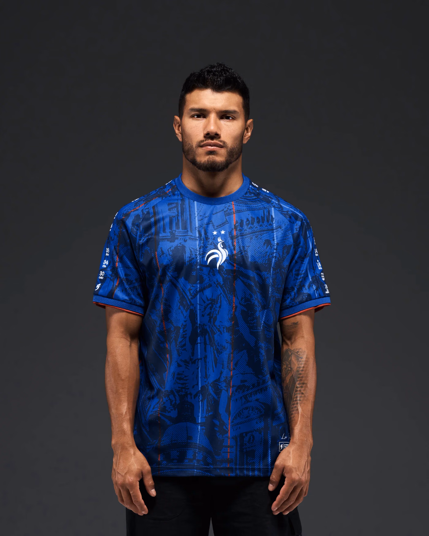 Jersevo Custom Personalized France Heritage Jersey (2026WC Edition) front view