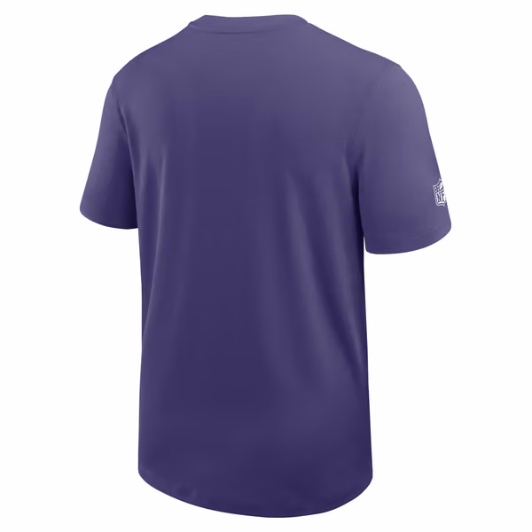 Baltimore Ravens 2025 NFL Sideline Nike Dri-FIT Coach UV Top Purple view 2