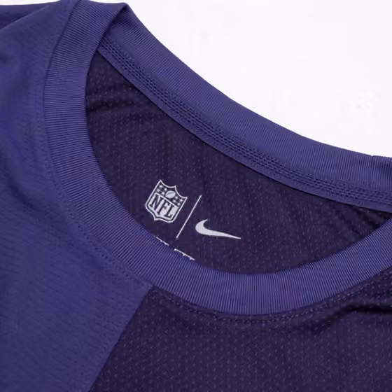 Baltimore Ravens 2025 NFL Sideline Nike Dri-FIT Coach UV Top Purple view 4
