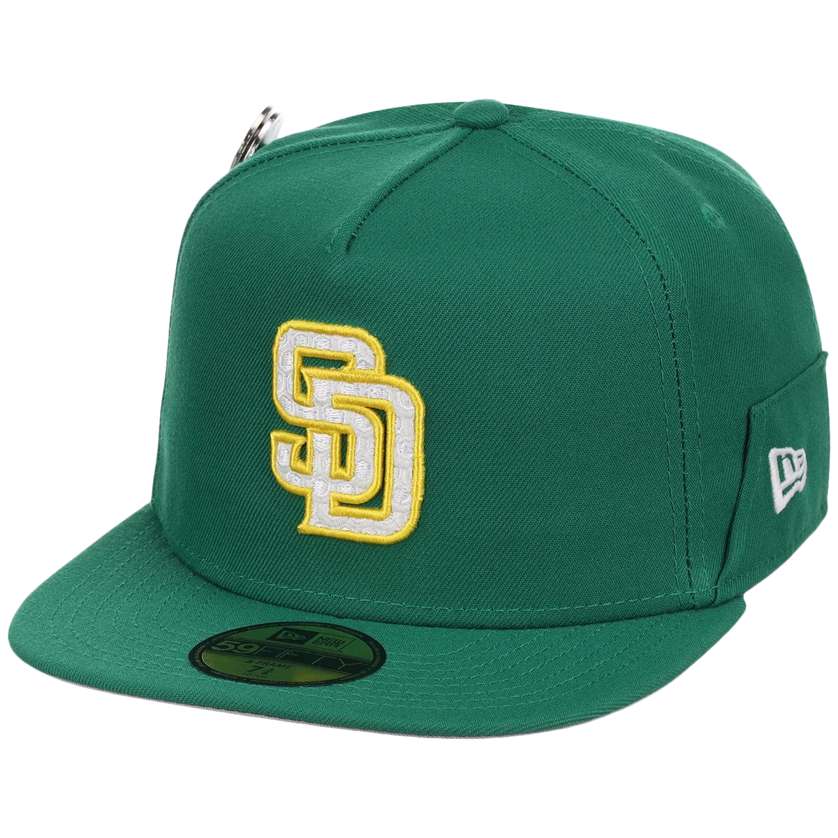 San Diego Padres MLB Augusta Bloom New Era 59FIFTY w/ Golf Pin detail view