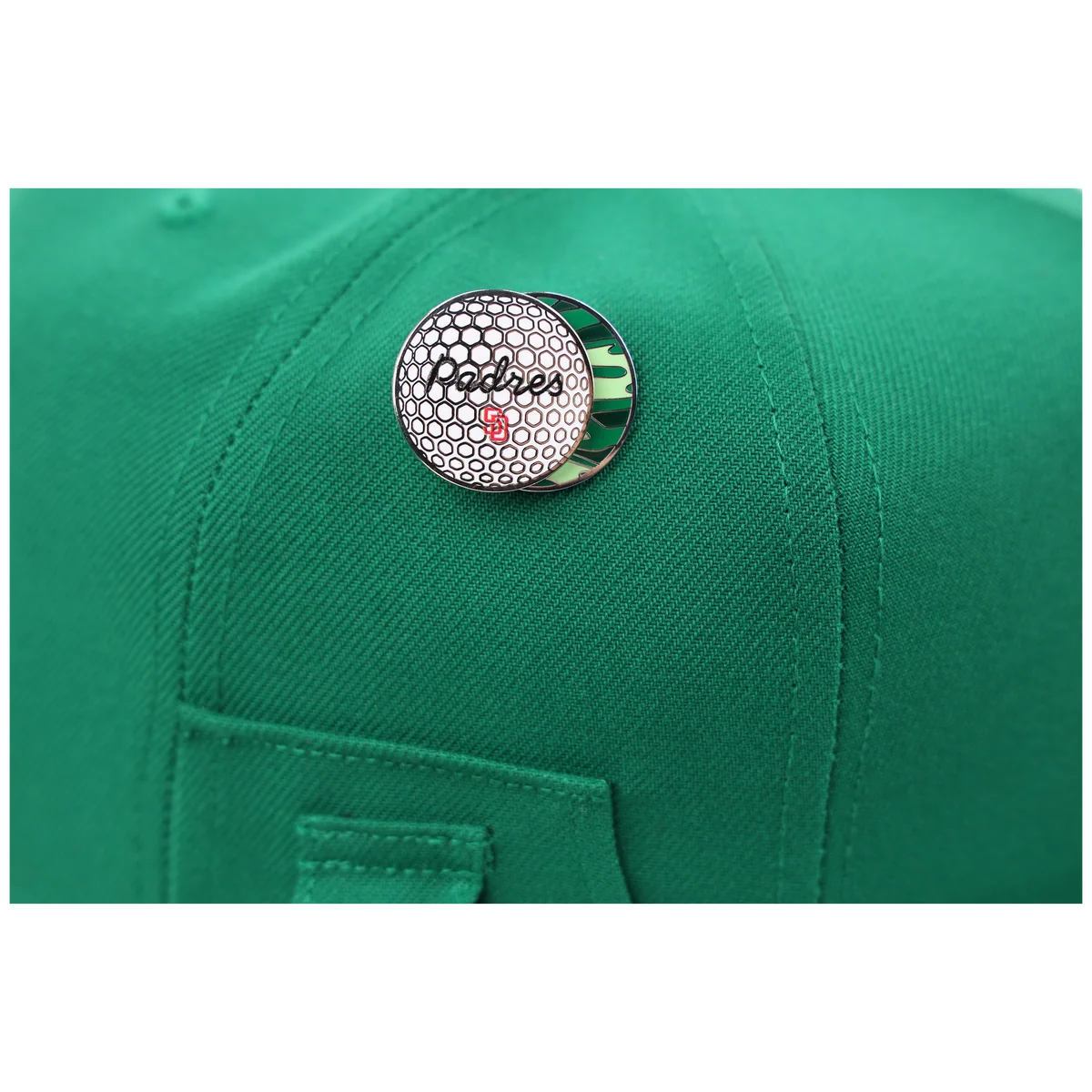 San Diego Padres MLB Augusta Bloom New Era 59FIFTY w/ Golf Pin detail view
