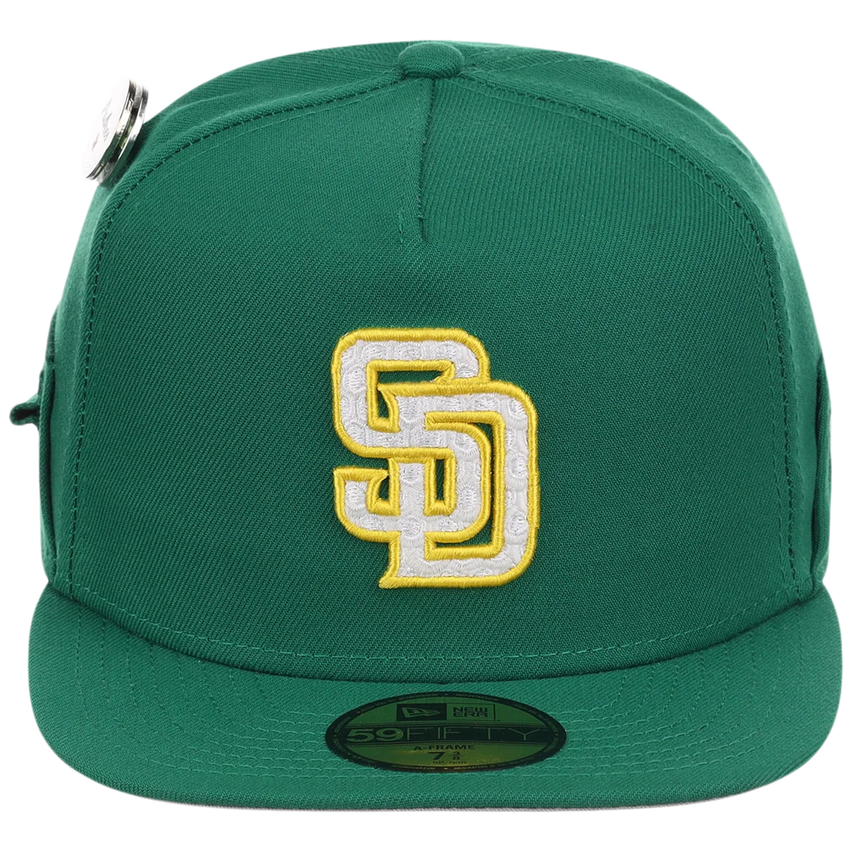 San Diego Padres MLB Augusta Bloom New Era 59FIFTY w/ Golf Pin detail view