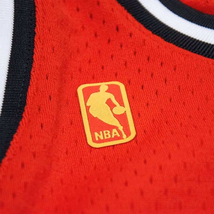 Tim Hardaway #10 Miami Heat 1996-97 Swingman NBA Jersey Red view 4