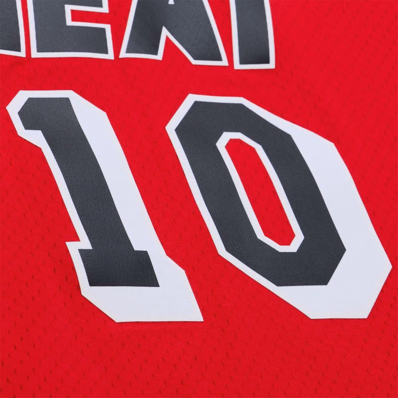 Tim Hardaway #10 Miami Heat 1996-97 Swingman NBA Jersey Red view 6