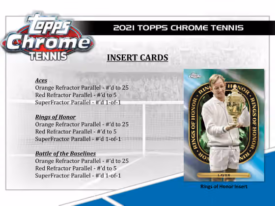 2021 Topps Chrome Tennis Lite Box view 4