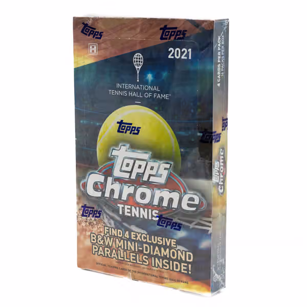 2021 Topps Chrome Tennis Lite Box view 1