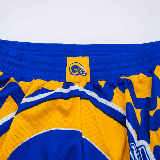 Los Angeles Rams Mitchell & Ness Jumbotron 2.0 NFL Shorts view 4